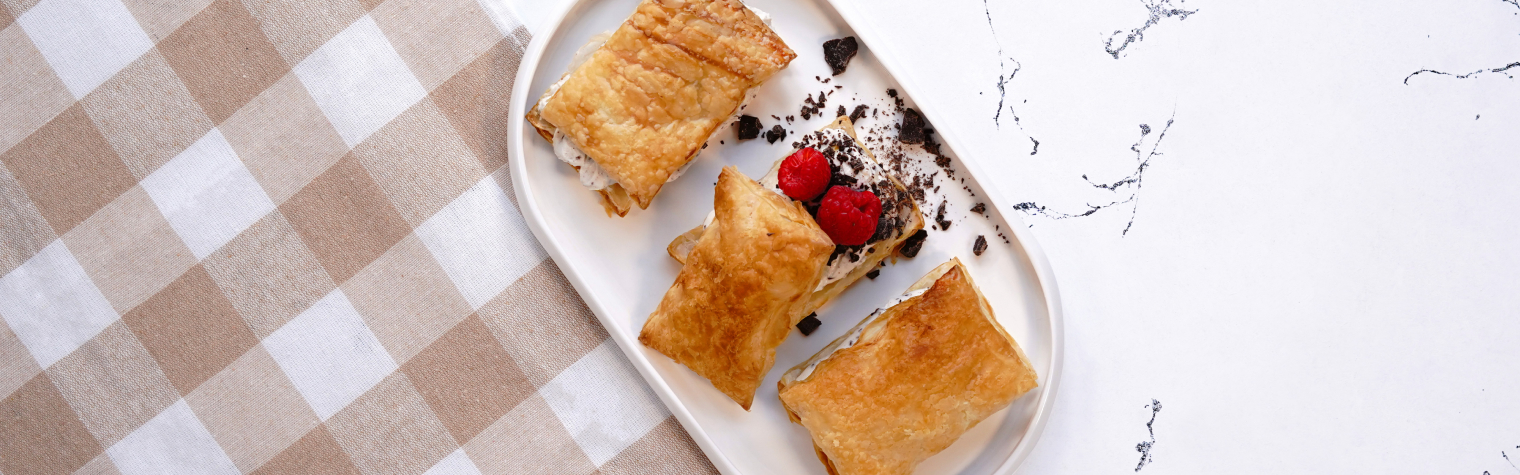 Итальянские канноли наполеон в аэрогриле